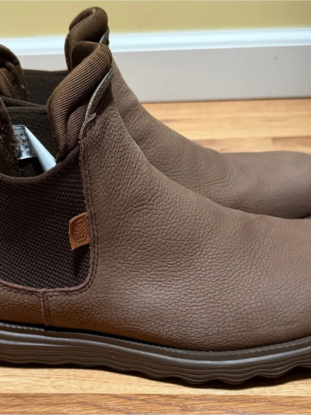 Men's Brown Slip-On Hey Dude Boots